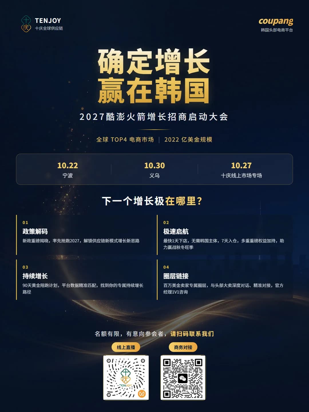 大会邀请 · 报名从速，名额有限